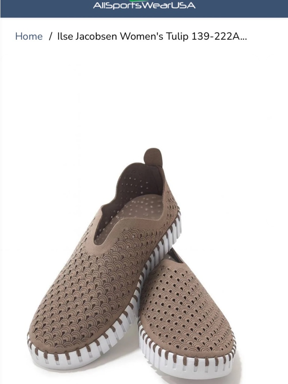 Ilse Jacobsen Women's Tulip slip ons. Wheat. Size 39/9 Guc showing some wear